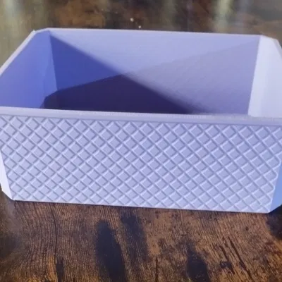 Hộp lưu trữ với bề mặt vuông đẹp mắt