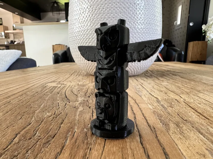 Tượng totem phong cách Ấn Độ độc đáo 3D - Image 4