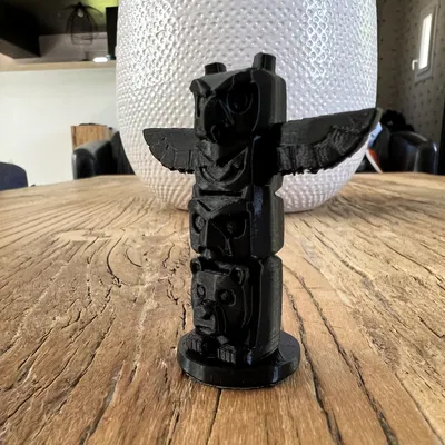 Tượng totem phong cách Ấn Độ độc đáo 3D