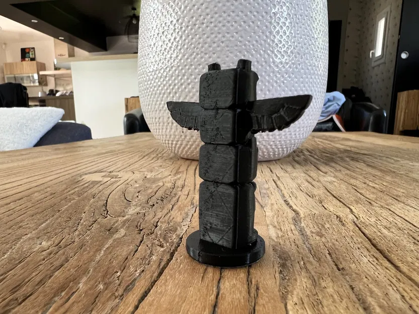 Tượng totem phong cách Ấn Độ độc đáo 3D - Image 5