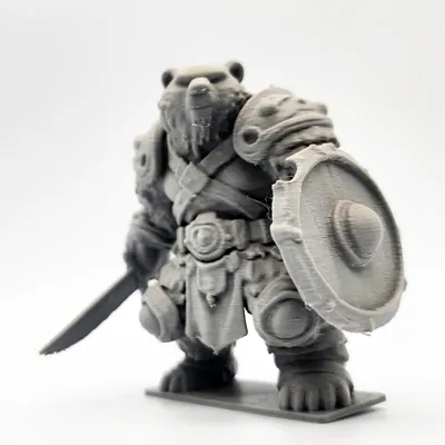 Gấu Barbarian - Nhân vật cú và rồng trong bộ sưu tập