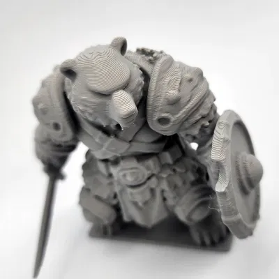 Gấu Barbarian - Nhân vật cú và rồng trong bộ sưu tập