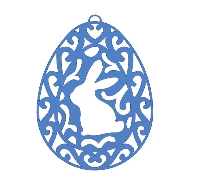 Thỏ Phục Sinh trong quả trứng trang trí lễ Phục Sinh - Image 1