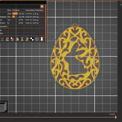 Thỏ Phục Sinh trong quả trứng trang trí lễ Phục Sinh