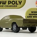 Mô hình xe Dodge Charger 500 HEMI phong cách low-poly - Thumbnail 1
