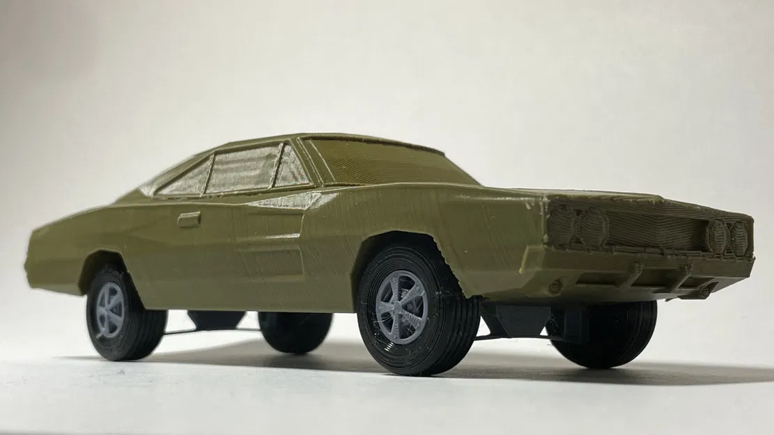 Mô hình xe Dodge Charger 500 HEMI phong cách low-poly - Image 3