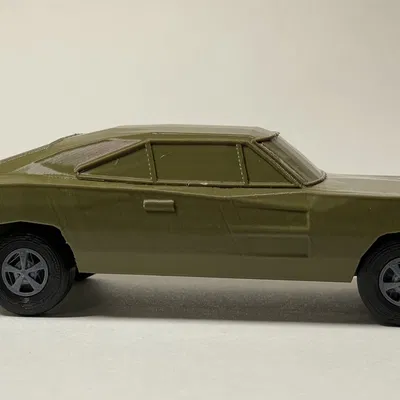 Mô hình xe Dodge Charger 500 HEMI phong cách low-poly