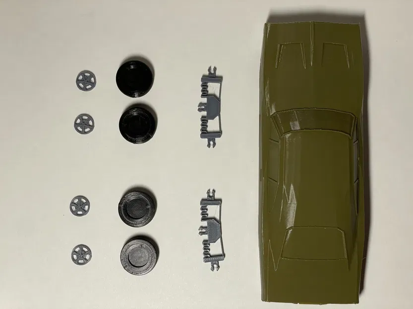 Mô hình xe Dodge Charger 500 HEMI phong cách low-poly - Image 8