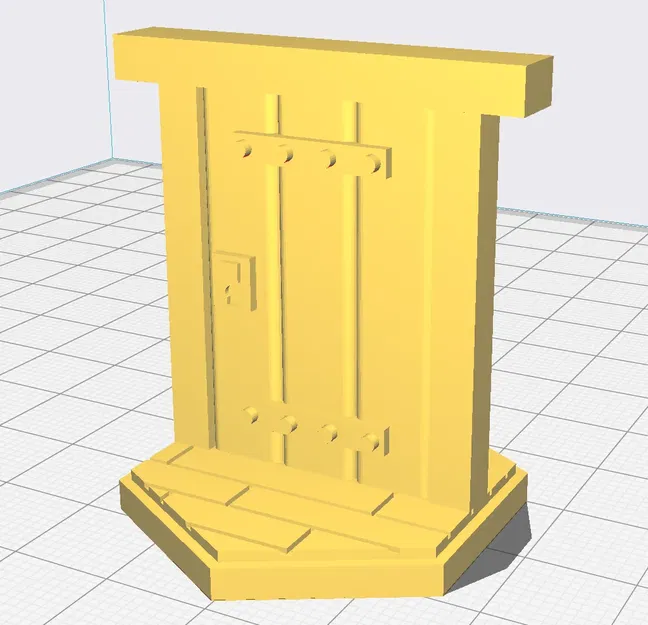 Cửa gỗ ngắn trục hình lục giác trong Gloomhaven - Image 2