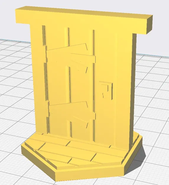 Cửa gỗ ngắn trục hình lục giác trong Gloomhaven - Image 3