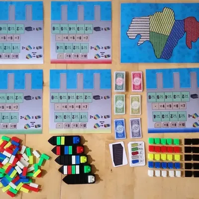 Các quân cờ cho trò chơi boardgame Container