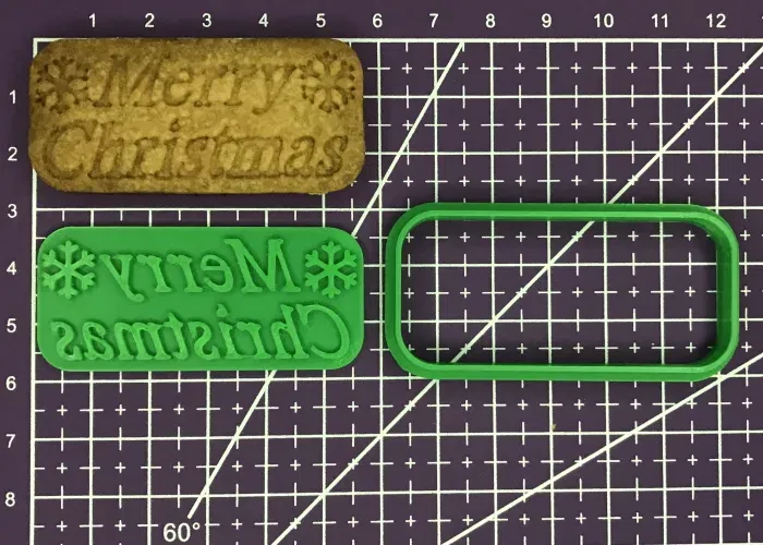 Dụng cụ cắt bánh quy Giáng Sinh với đầu in 0.25mm - Image 2