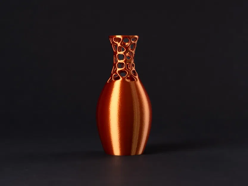 Bình trang trí hiện đại với họa tiết Voronoi - Image 1