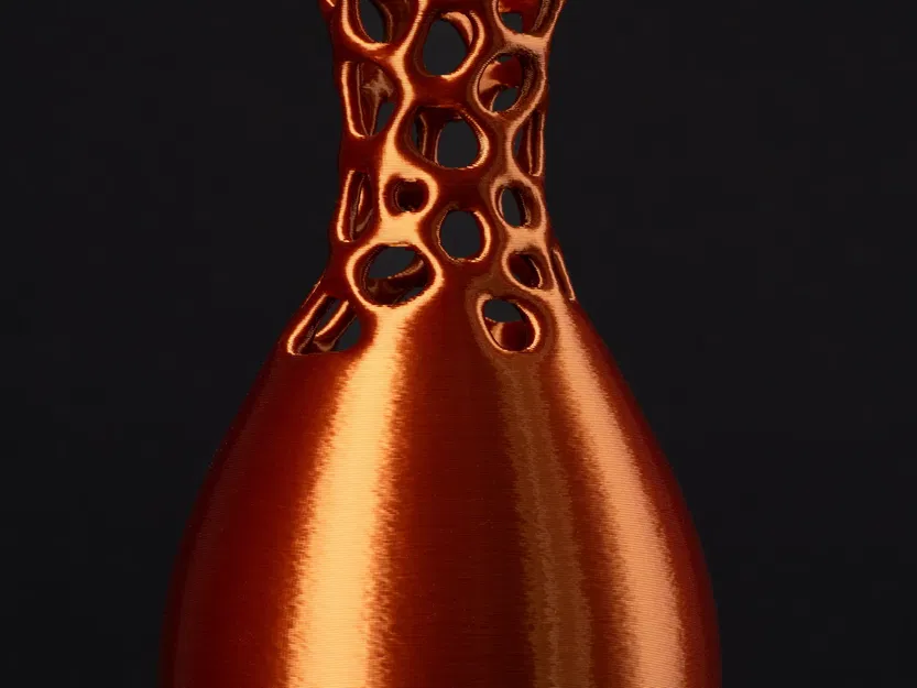 Bình trang trí hiện đại với họa tiết Voronoi - Image 3