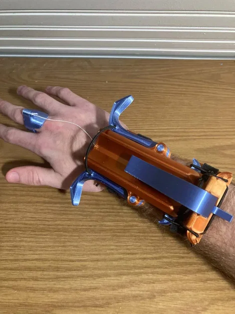 Nerf crossbow gắn tay Aristocrat với dây paracord 3mm - Image 1