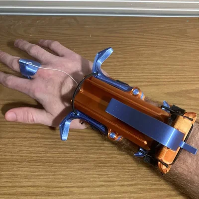 Nerf crossbow gắn tay Aristocrat với dây paracord 3mm