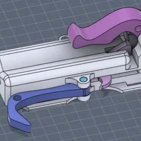 Nerf crossbow gắn tay Aristocrat với dây paracord 3mm