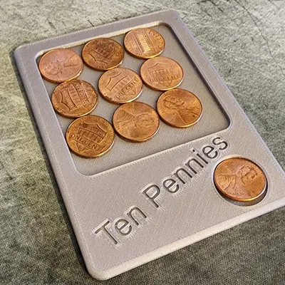 Câu đố mười đồng xu trong hình vuông