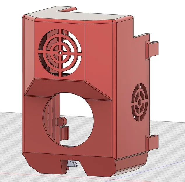 Nắp Extruder Sovol SV08 với khe quạt toolhead và chỗ cho BTT Eddy Probe - Image 1