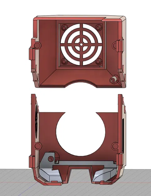 Nắp Extruder Sovol SV08 với khe quạt toolhead và chỗ cho BTT Eddy Probe - Image 3