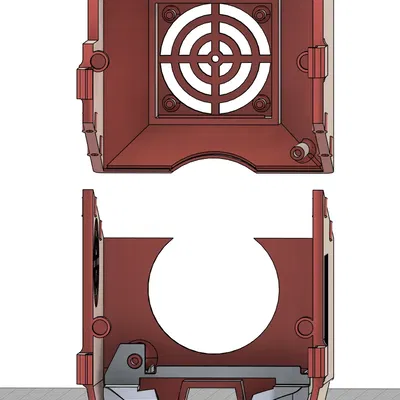 Nắp Extruder Sovol SV08 với khe quạt toolhead và chỗ cho BTT Eddy Probe