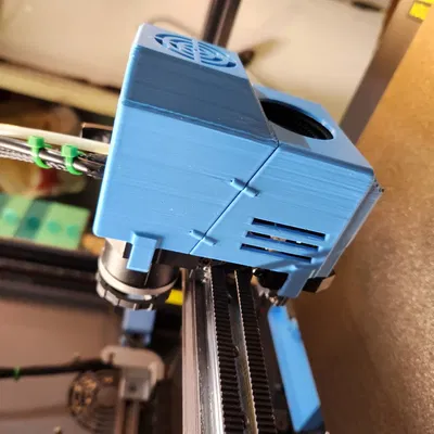 Nắp Extruder Sovol SV08 với khe quạt toolhead và chỗ cho BTT Eddy Probe