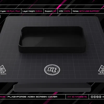 Bộ che màn hình FlashForge AD5M hỗ trợ USB