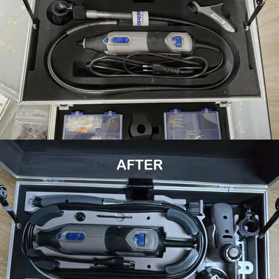 Giá đỡ cho Dremel 4000/4250 và Dremel 225 trong hộp Gridfinity