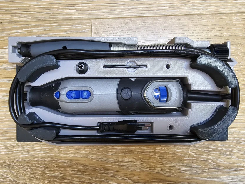 Giá đỡ cho Dremel 4000/4250 và Dremel 225 trong hộp Gridfinity - Image 6