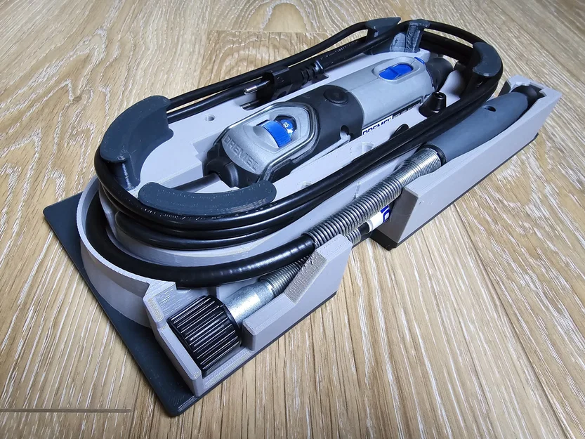 Giá đỡ cho Dremel 4000/4250 và Dremel 225 trong hộp Gridfinity - Image 7