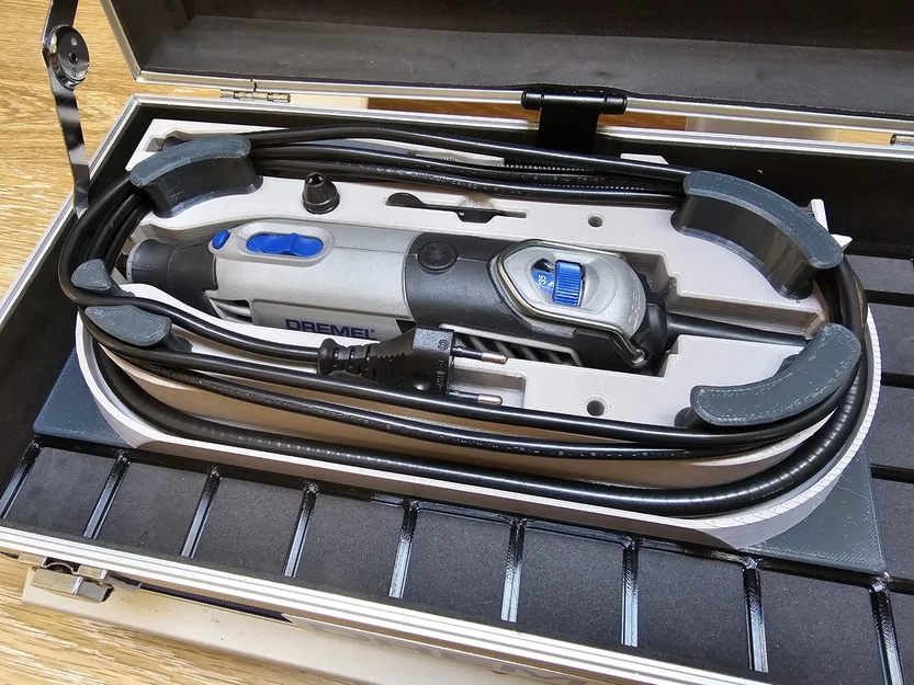 Giá đỡ cho Dremel 4000/4250 và Dremel 225 trong hộp Gridfinity - Image 11
