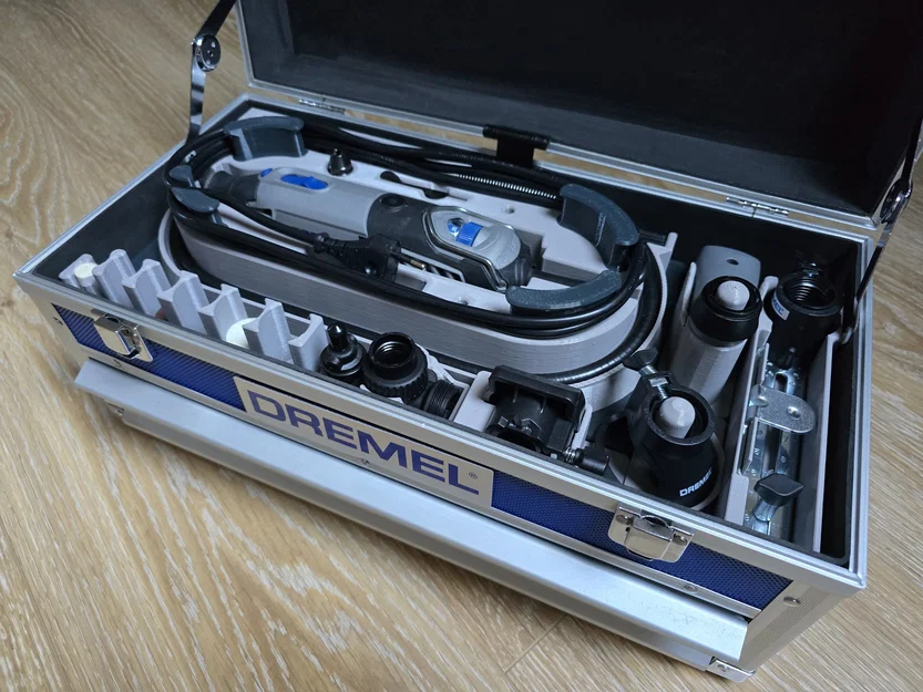 Giá đỡ cho Dremel 4000/4250 và Dremel 225 trong hộp Gridfinity - Image 12