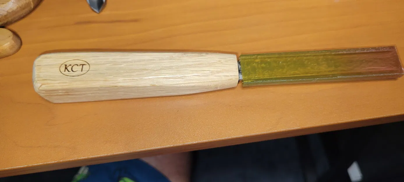 Đồ che dao chạm khắc gỗ KCT cho rìu rộng - Image 1