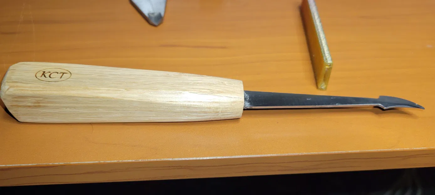 Đồ che dao chạm khắc gỗ KCT cho rìu rộng - Image 3