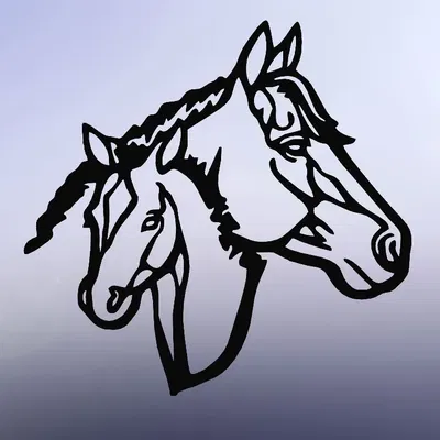 Ngựa và ngựa con trong nghệ thuật 2D, tranh treo tường