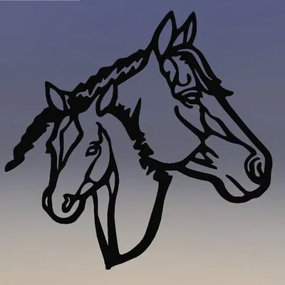 Ngựa và ngựa con trong nghệ thuật 2D, tranh treo tường