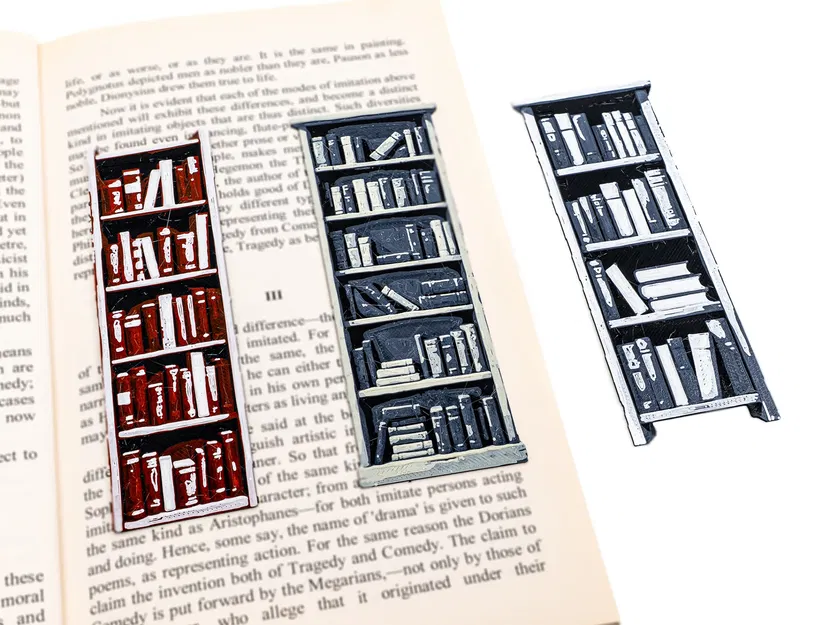 Giá sách mini đánh dấu vị trí trong từng câu chuyện - Image 1