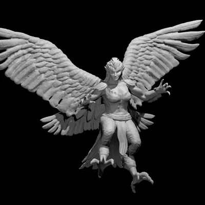 Nhân vật cú harpy độc đáo từ Kobold Press