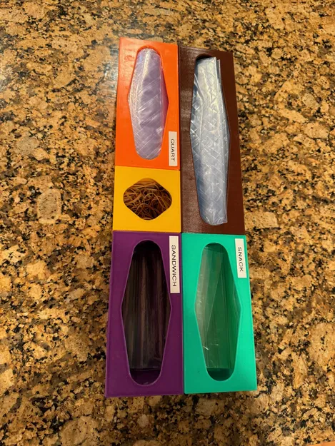 Hộp đựng và phân phát túi Ziplock trong ngăn kéo - Image 1