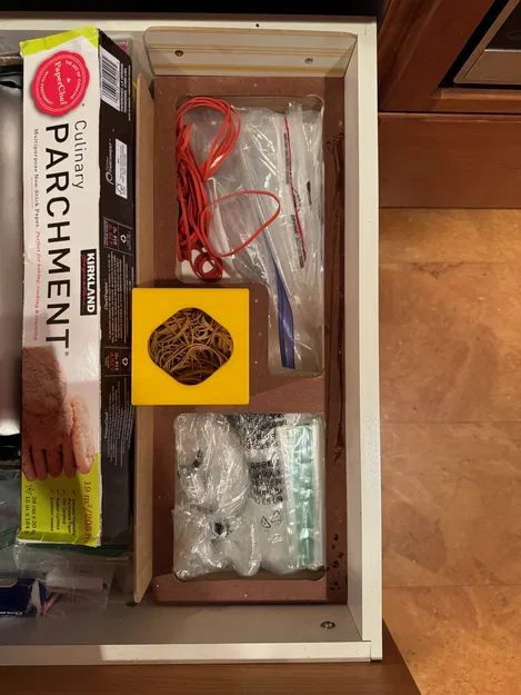 Hộp đựng và phân phát túi Ziplock trong ngăn kéo - Image 5