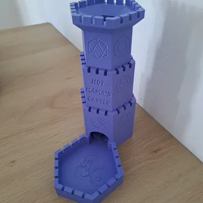 Tháp xúc xắc từ tính gập lại tiện lợi