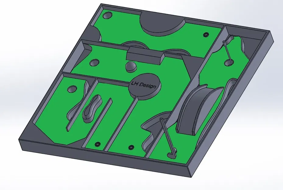 Trò chơi mini golf trên bàn với mô hình in 3D - Image 2