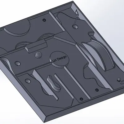 Trò chơi mini golf trên bàn với mô hình in 3D