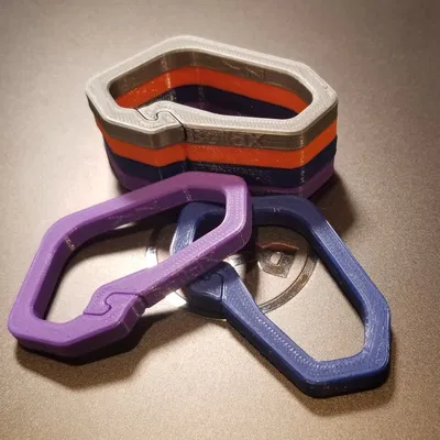 Móc carabiner "D" hầm hố #0029