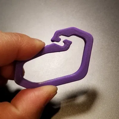 Móc carabiner "D" hầm hố #0029