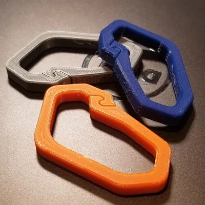 Móc carabiner "D" hầm hố #0029