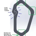 Móc carabiner "D" hầm hố #0029 - Thumbnail 11