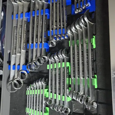 Hệ thống giá đỡ cờ lê Gridfinity cho SAE và Metric