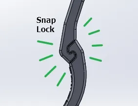 #0054 Khóa Carabiner Bền Bỉ 5 - Có thông điệp - Image 2