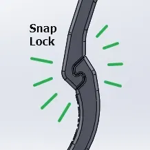 #0054 Khóa Carabiner Bền Bỉ 5 - Có thông điệp